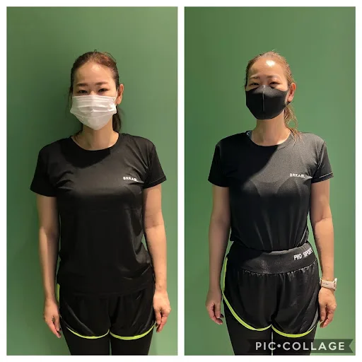 女性の二の腕と背中のシェイプアップトレーニング効果
