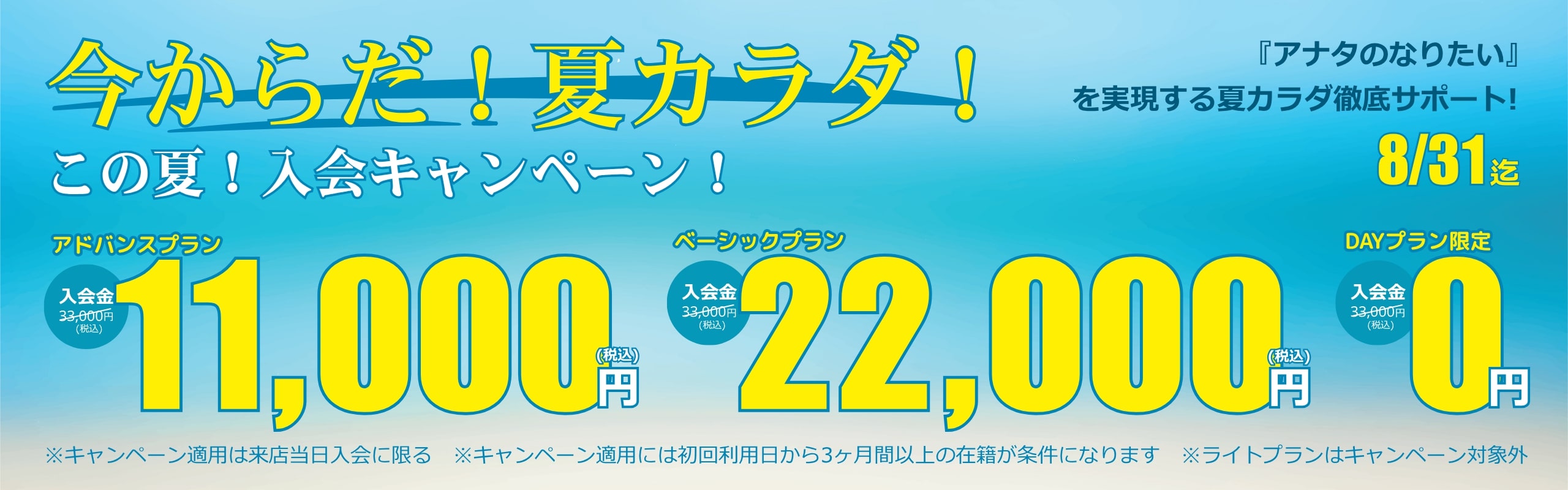 セルフィット`茅ヶ崎店のキャンペーン