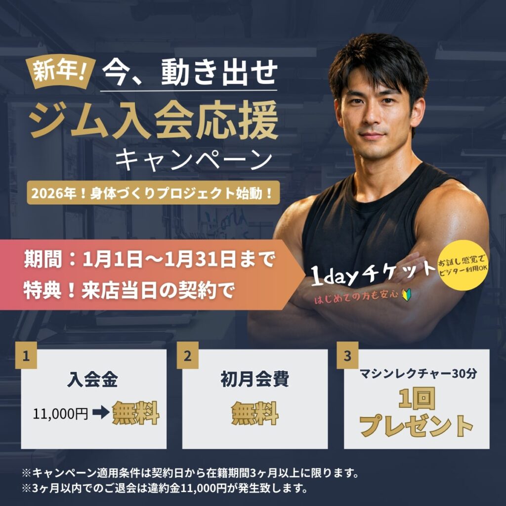 パーソナルジムセルフィット藤沢店のキャンペーン