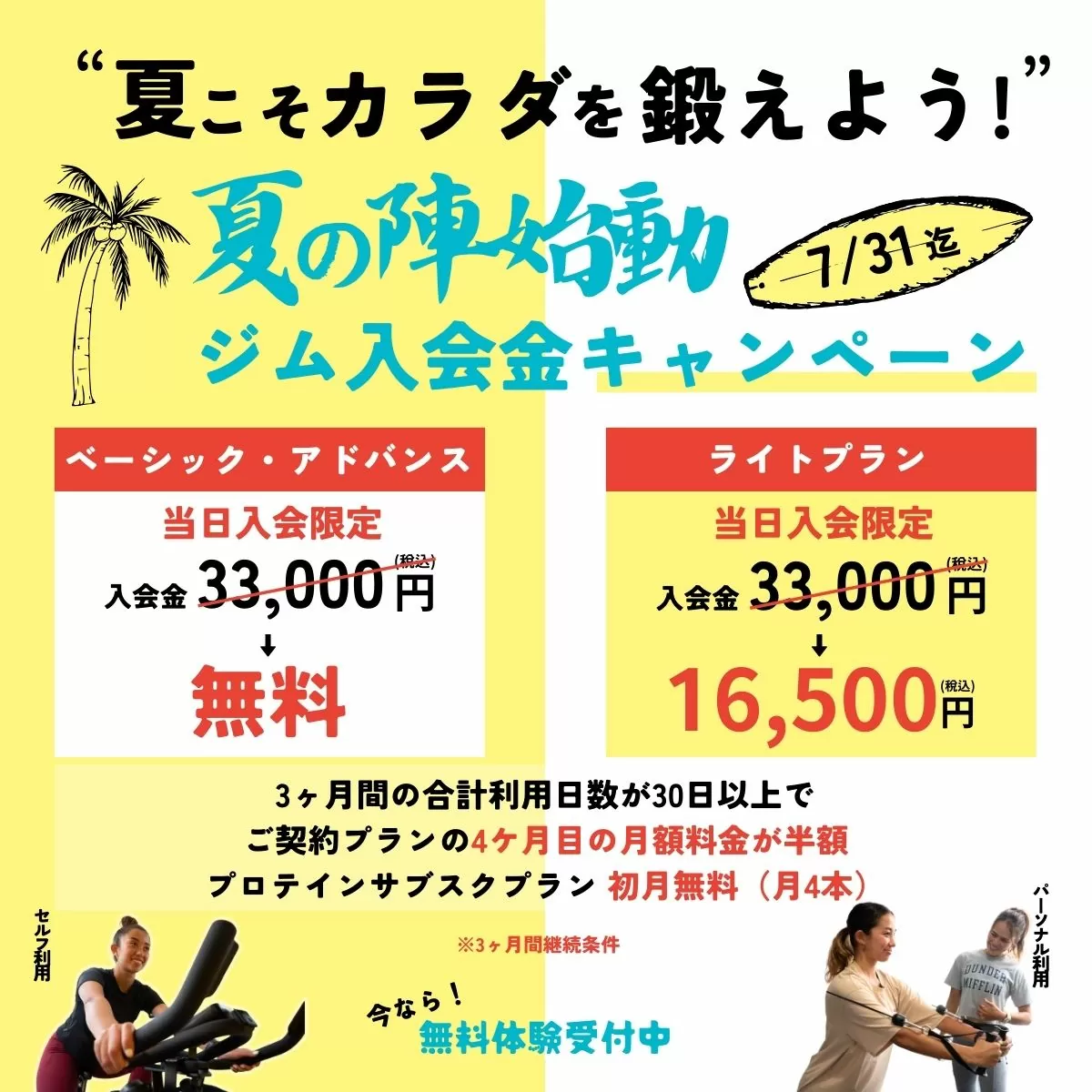 セルフィット茅ヶ崎店のキャンペーン